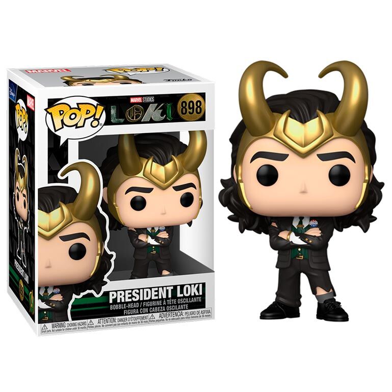 Imagen 1 - Figura Pop Marvel Loki - President Loki