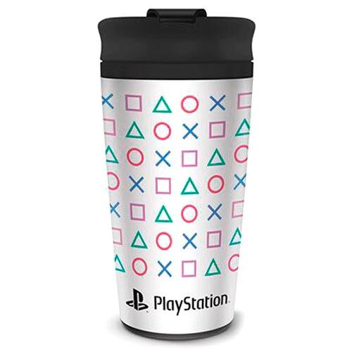 Imagen de Taza Viaje Playstation parte de nuestra colección en Espadas y más, sitio oficial.