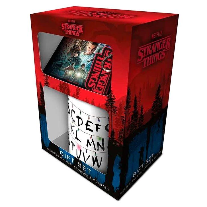 Imagen 1 de Pack Regalo Taza + Llavero + Posavasos Stranger Things