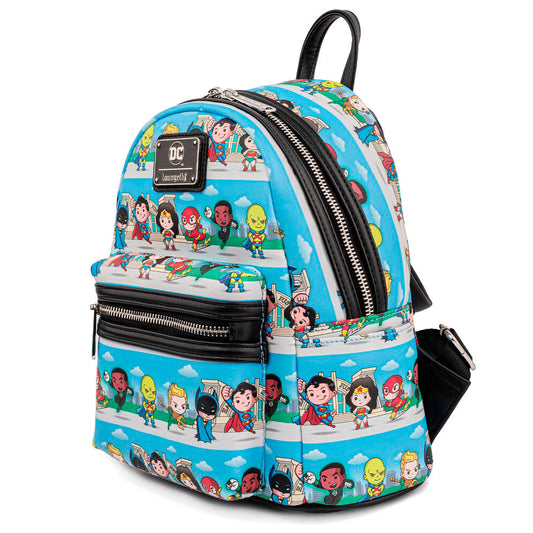 Imagen 2 - Mochila Superheroes Dc Comics Loungefly 25Cm