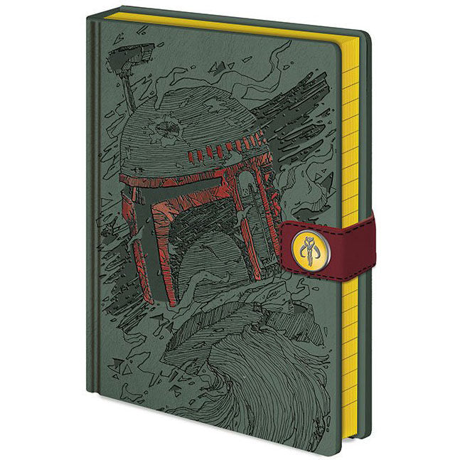 Imagen de Cuaderno A5 Premium Boba Fett Star Wars parte de nuestra colección en Espadas y más, sitio oficial.