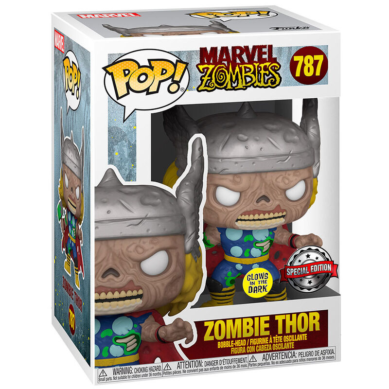 Imagen de Figura Pop Marvel Zombies Thor Exclusive parte de nuestra colección en Espadas y más, sitio oficial.