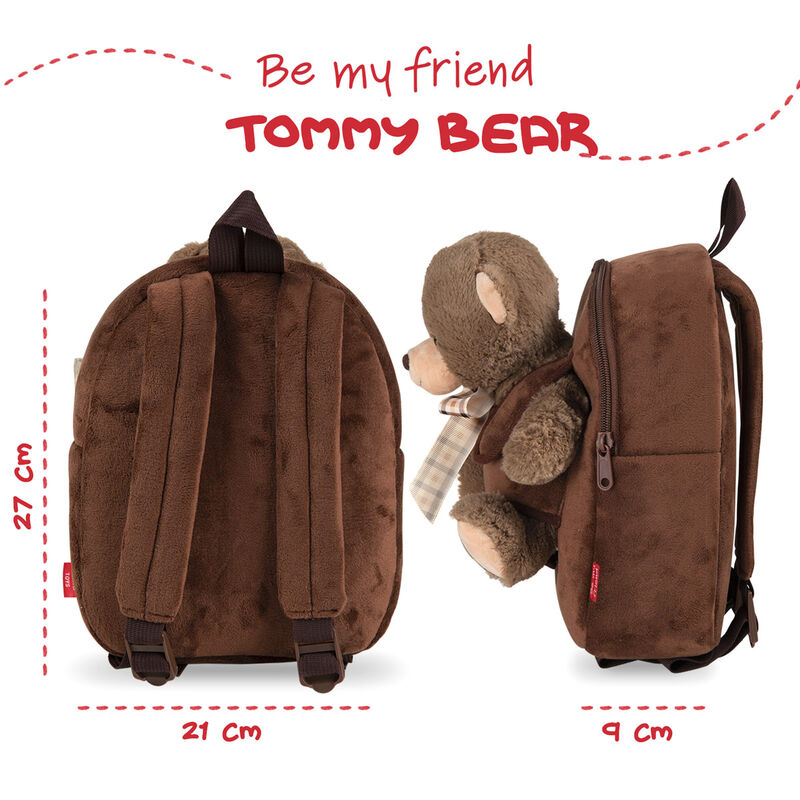 Imagen 4 - Mochila + Peluche Oso Tommy 26Cm