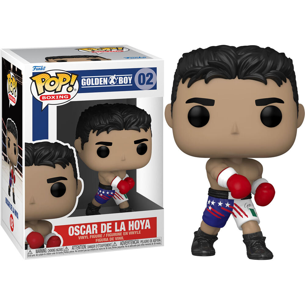 Imagen de Figura Pop Boxing Oscar De La Hoya parte de nuestra colección en Espadas y más, sitio oficial.