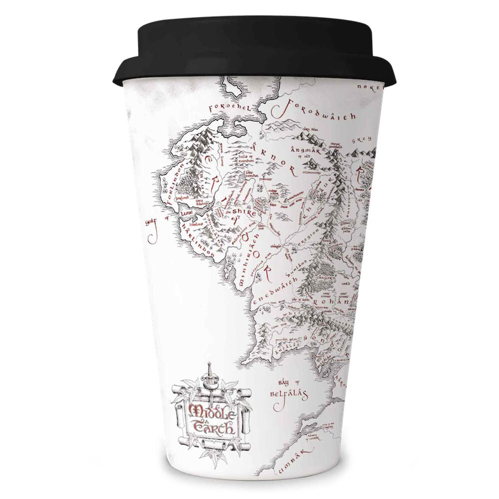 Imagen 2 - Taza Viaje Mapa Tierra Media El Señor De Los Anillos