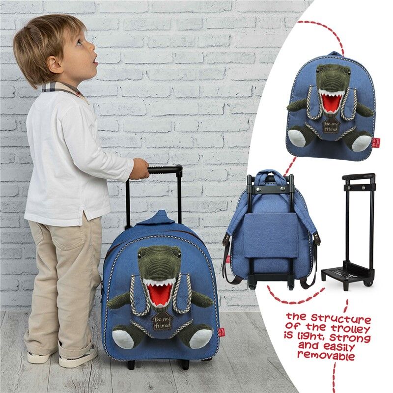 Imagen 3 - Trolley + Peluche Dinosaurio Rex 38Cm