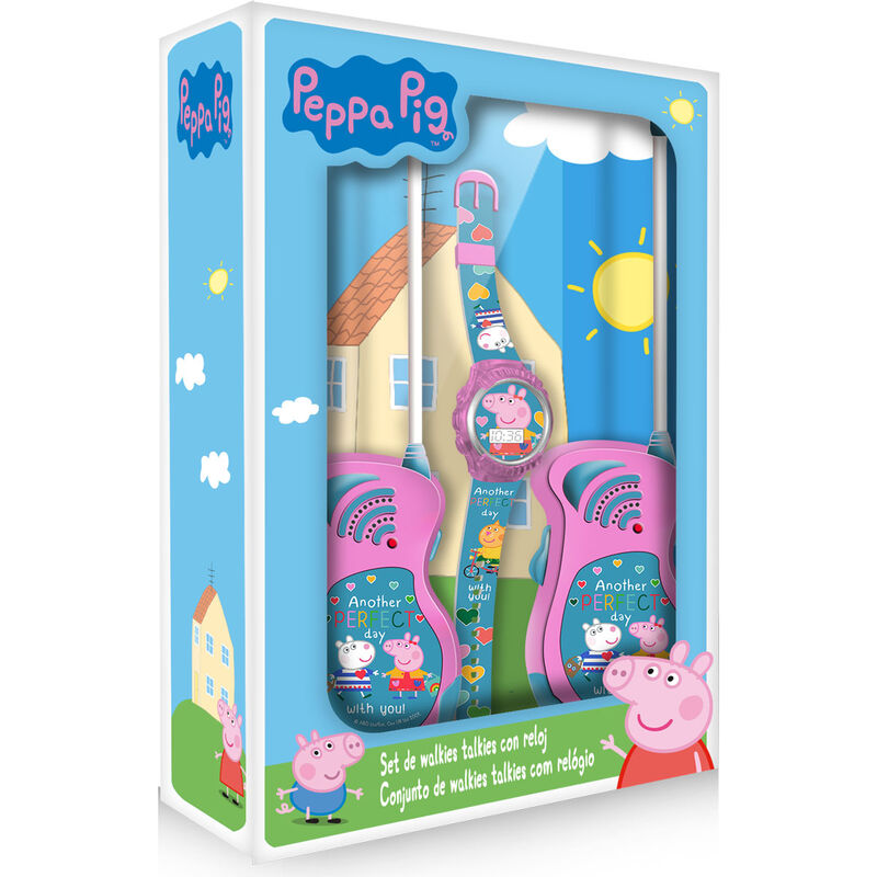 Imagen 1 de Blister Reloj Digital + Walkie Takie Peppa Pig