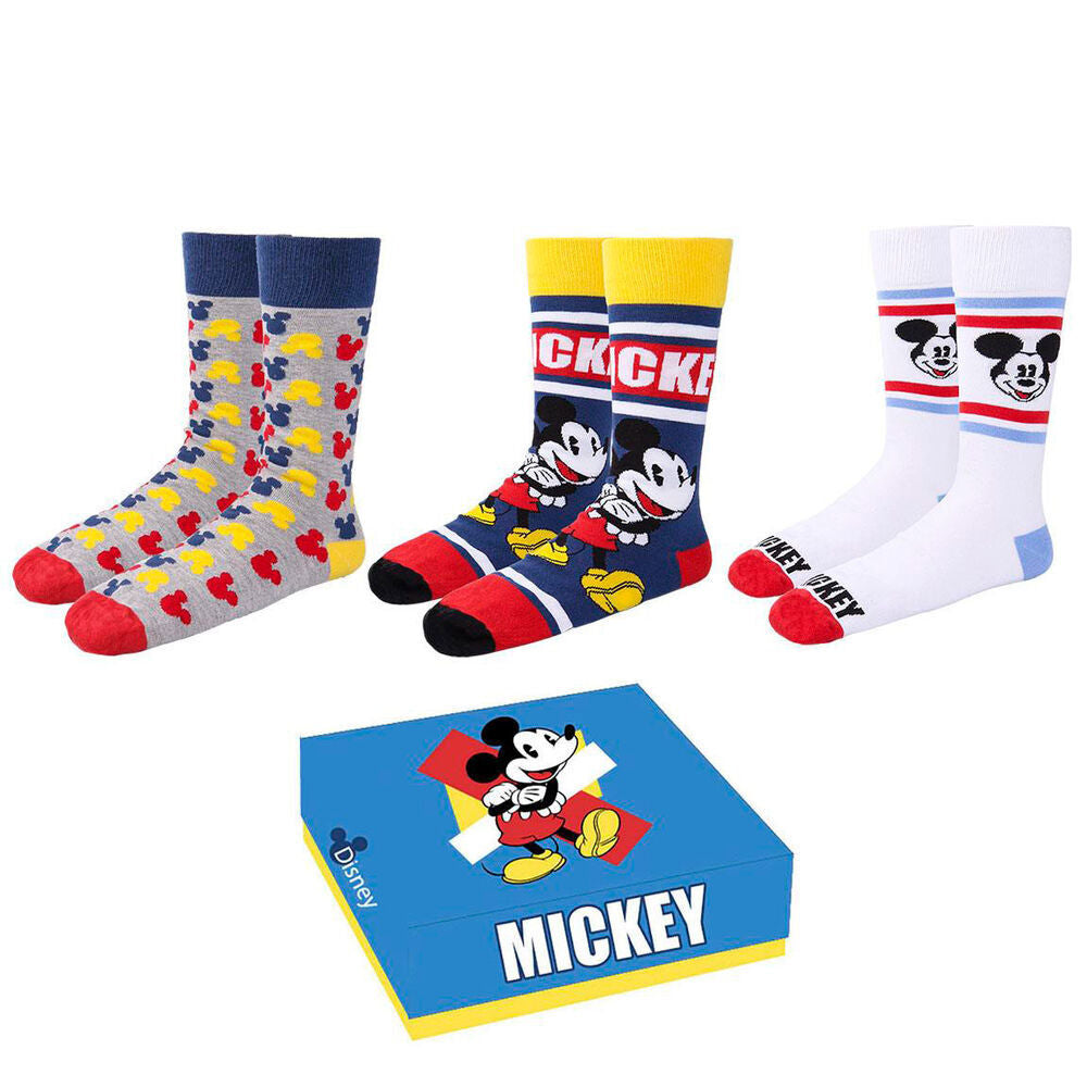 Imagen 1 - Set 3 Calcetines Mickey Disney