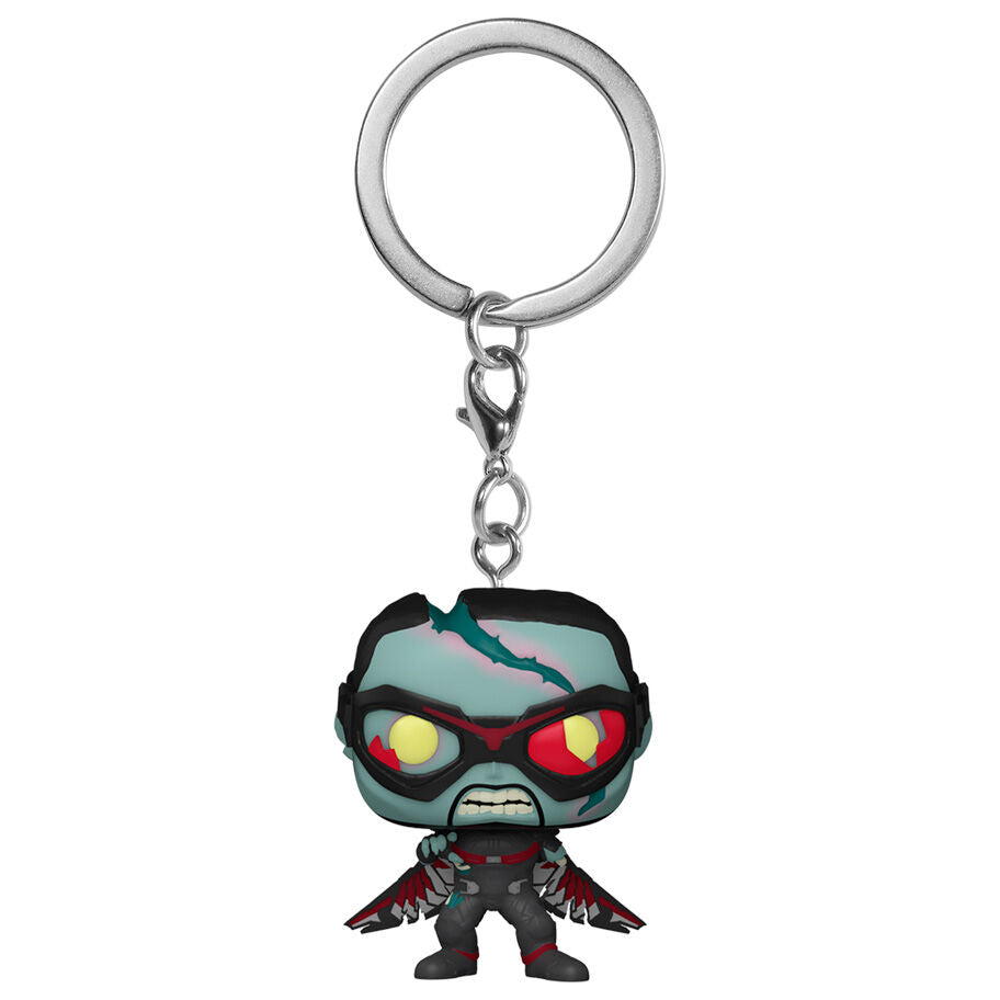 Imagen de Llavero Pocket Pop Marvel What If Zombie Falcon parte de nuestra colección en Espadas y más, sitio oficial.