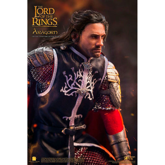 Imagen de Figura Real Master Aragorn Deluxe Version El Señor De Los Anillos 23Cm parte de nuestra colección en Espadas y más, sitio oficial.