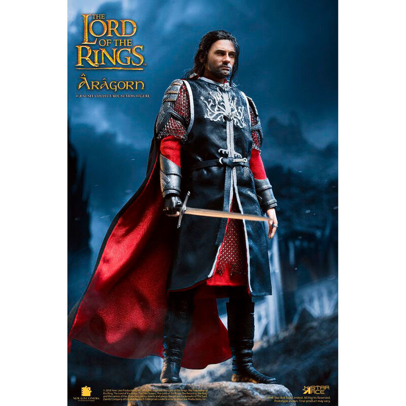 Imagen de Figura Real Master Aragorn Deluxe Version El Señor De Los Anillos 23Cm parte de nuestra colección en Espadas y más, sitio oficial.