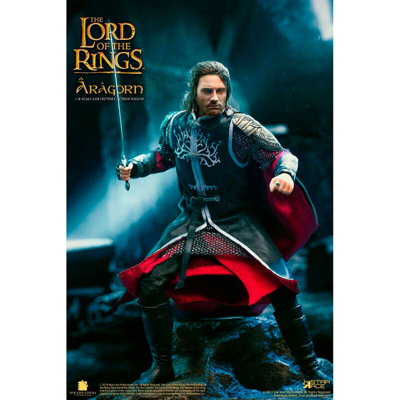 Imagen de Figura Real Master Aragorn Deluxe Version El Señor De Los Anillos 23Cm parte de nuestra colección en Espadas y más, sitio oficial.