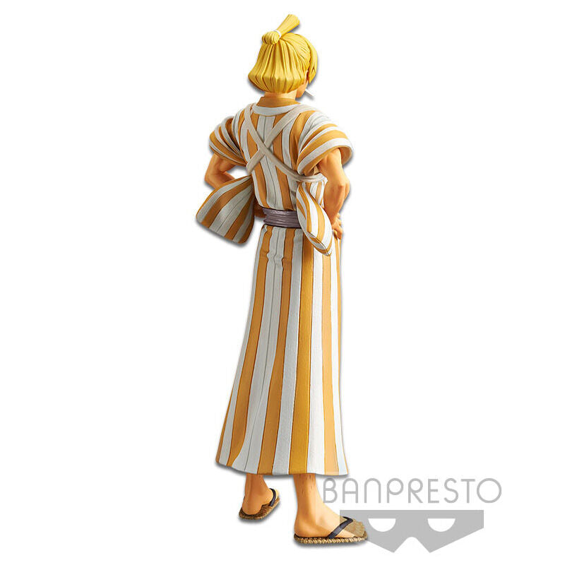 Imagen 3 - Figura Sanji Wanokuni The Grandline Men One Piece 17Cm