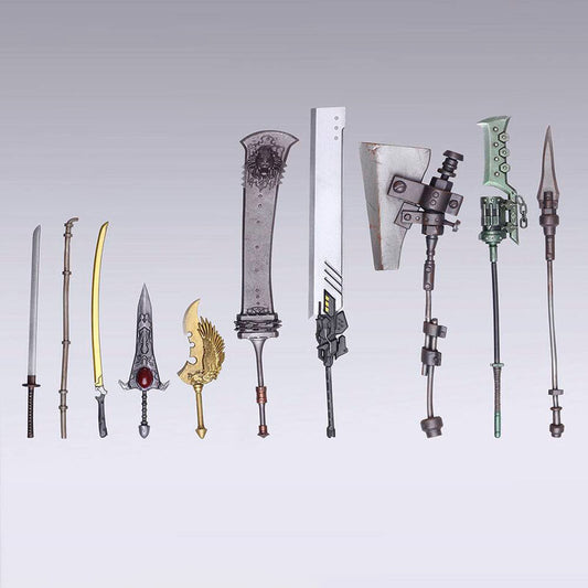 Imagen 2 de Pack De 10 Accesorios Para Figuras Bring Arts Weapon Collection Nier Square Enix