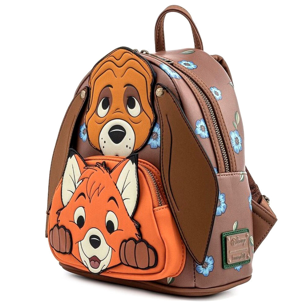 Imagen 2 - Mochila Tod Y Toby Disney Loungefly 26Cm