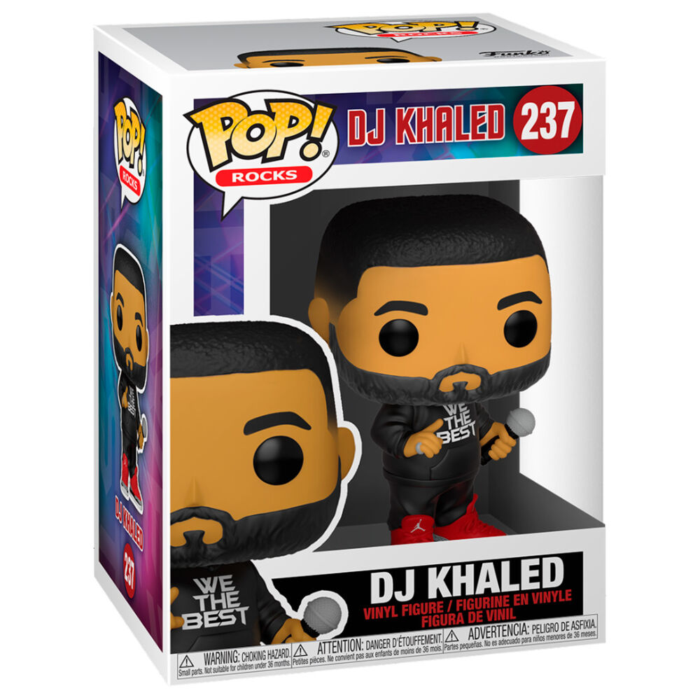 Imagen de Figura Pop Dj Khaled parte de nuestra colección en Espadas y más, sitio oficial.
