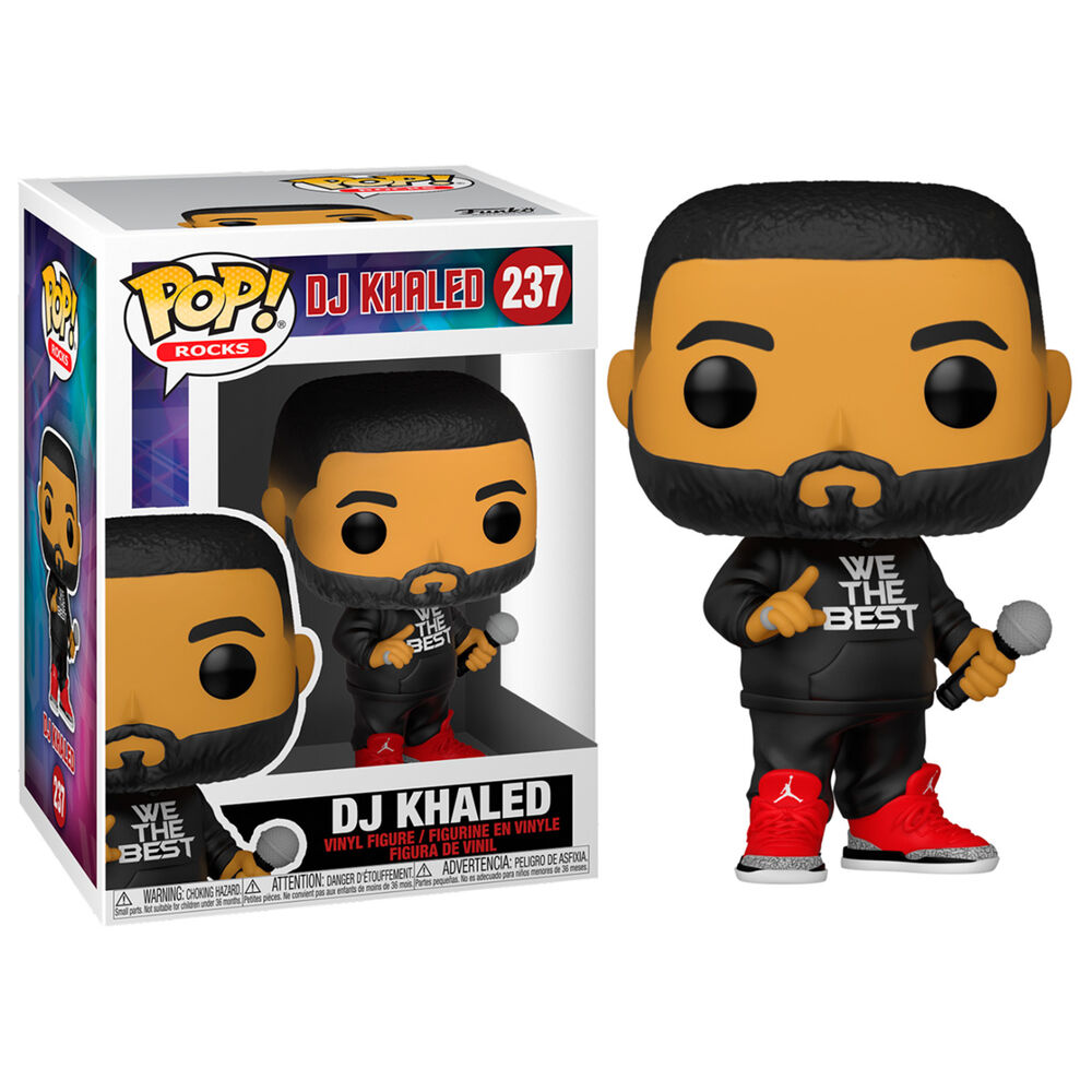 Imagen de Figura Pop Dj Khaled parte de nuestra colección en Espadas y más, sitio oficial.