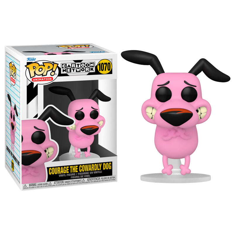 Imagen 1 de Figura Pop Cartoon Network Courage - Courage The Cowardly Dog