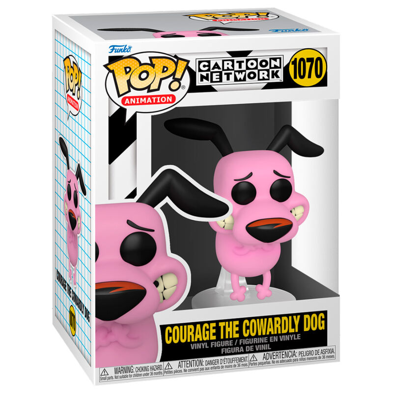 Imagen 2 de Figura Pop Cartoon Network Courage - Courage The Cowardly Dog