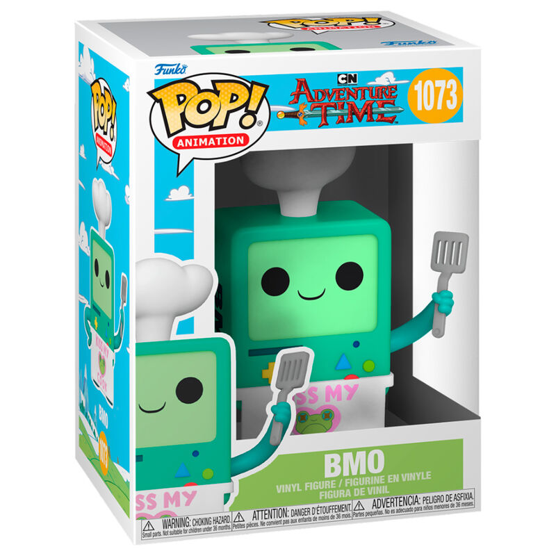 Imagen de Figura Pop Adventure Time Bmo Cook parte de nuestra colección en Espadas y más, sitio oficial.