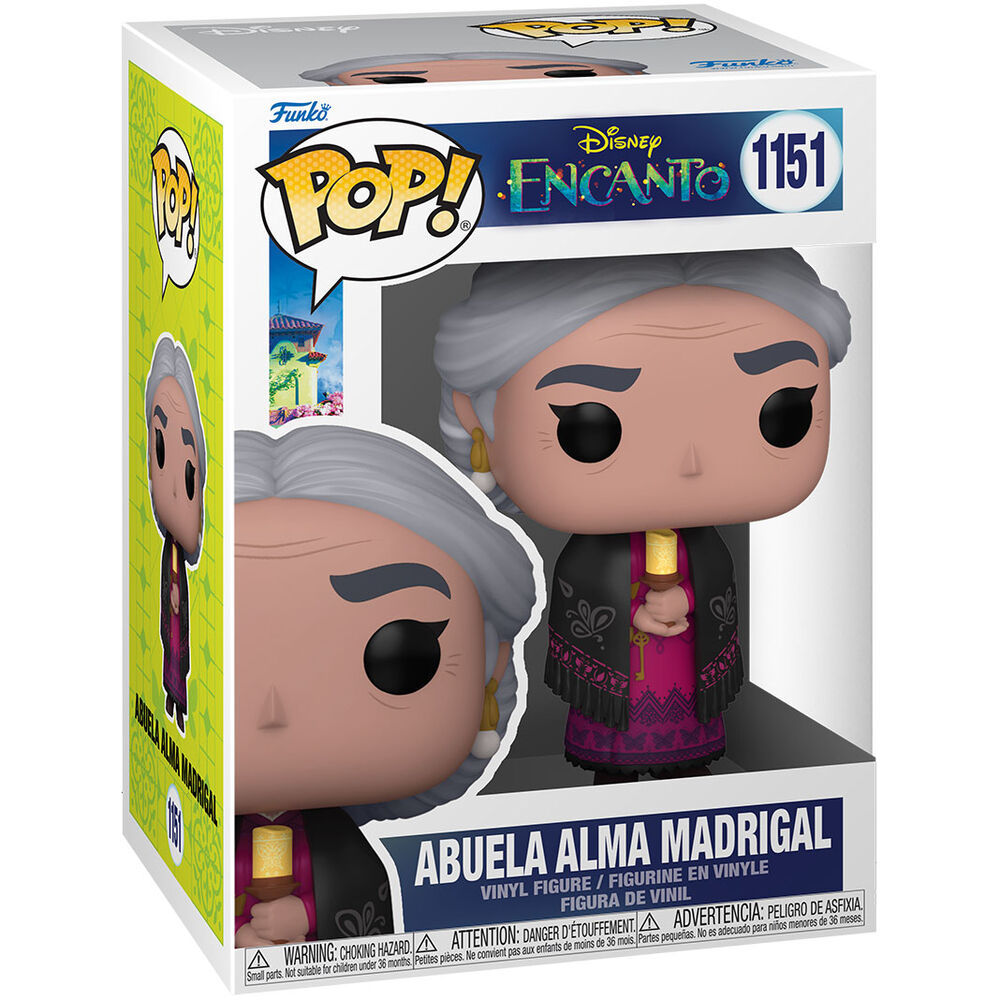 Imagen de Figura Pop Disney Encanto Abuela Alma Madrigal parte de nuestra colección en Espadas y más, sitio oficial.