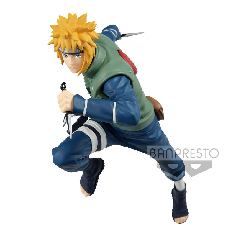 Imagen de Figura Namikaze Minato Vibration Stars Naruto Shippuden 18Cm parte de nuestra colección en Espadas y más, sitio oficial.