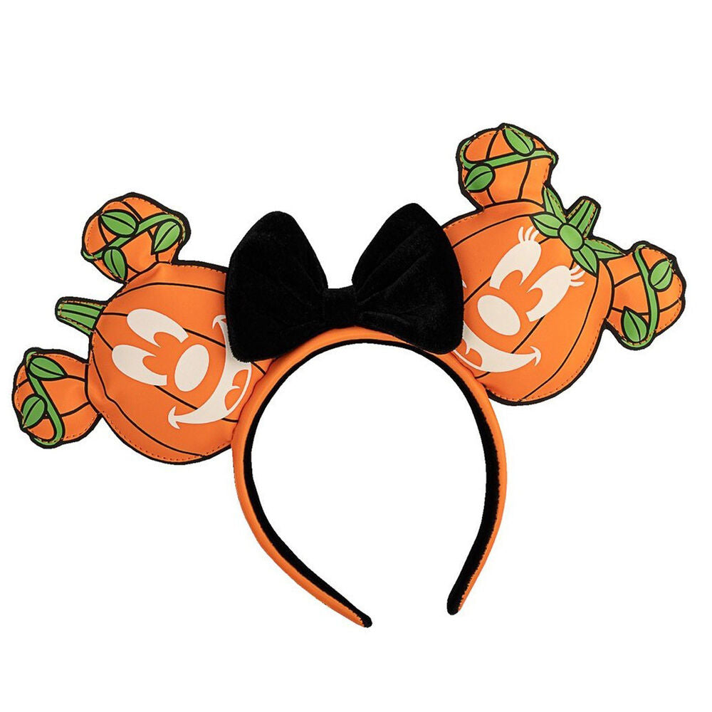 Imagen de Diadema Orejas Calabaza Mickey Disney Loungefly parte de nuestra colección en Espadas y más, sitio oficial.