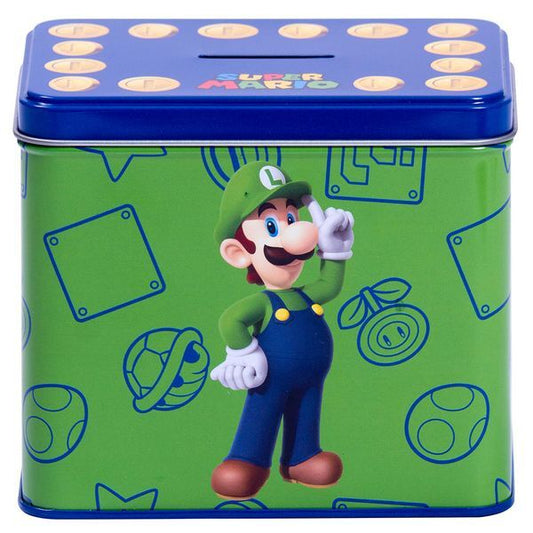 Imagen de Hucha + Taza Luigi Super Mario Bros Nintendo parte de nuestra colección en Espadas y más, sitio oficial.