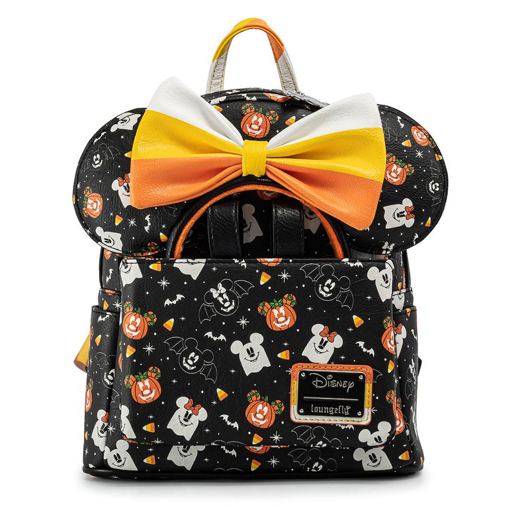 Imagen 1 de Set Mochila + Diadema Orejas Spooky Halloween Mickey And Minnie Disney Loungefly 27Cm