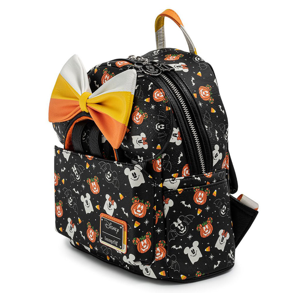 Imagen 5 de Set Mochila + Diadema Orejas Spooky Halloween Mickey And Minnie Disney Loungefly 27Cm