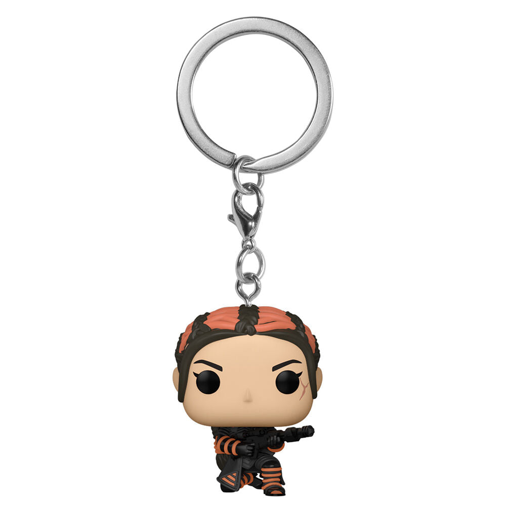 Imagen de Llavero Pocket Pop Star Wars The Book Of Boba Fennec Shand parte de nuestra colección en Espadas y más, sitio oficial.