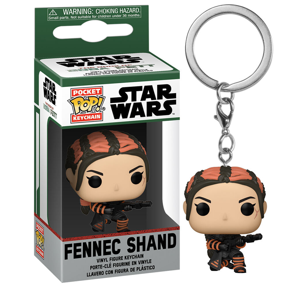Imagen de Llavero Pocket Pop Star Wars The Book Of Boba Fennec Shand parte de nuestra colección en Espadas y más, sitio oficial.