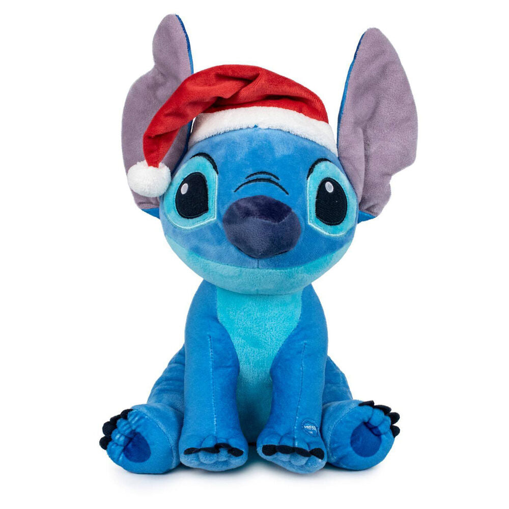 Imagen 1 - Peluche Stitch Christmas Disney Soft Sonido 26Cm