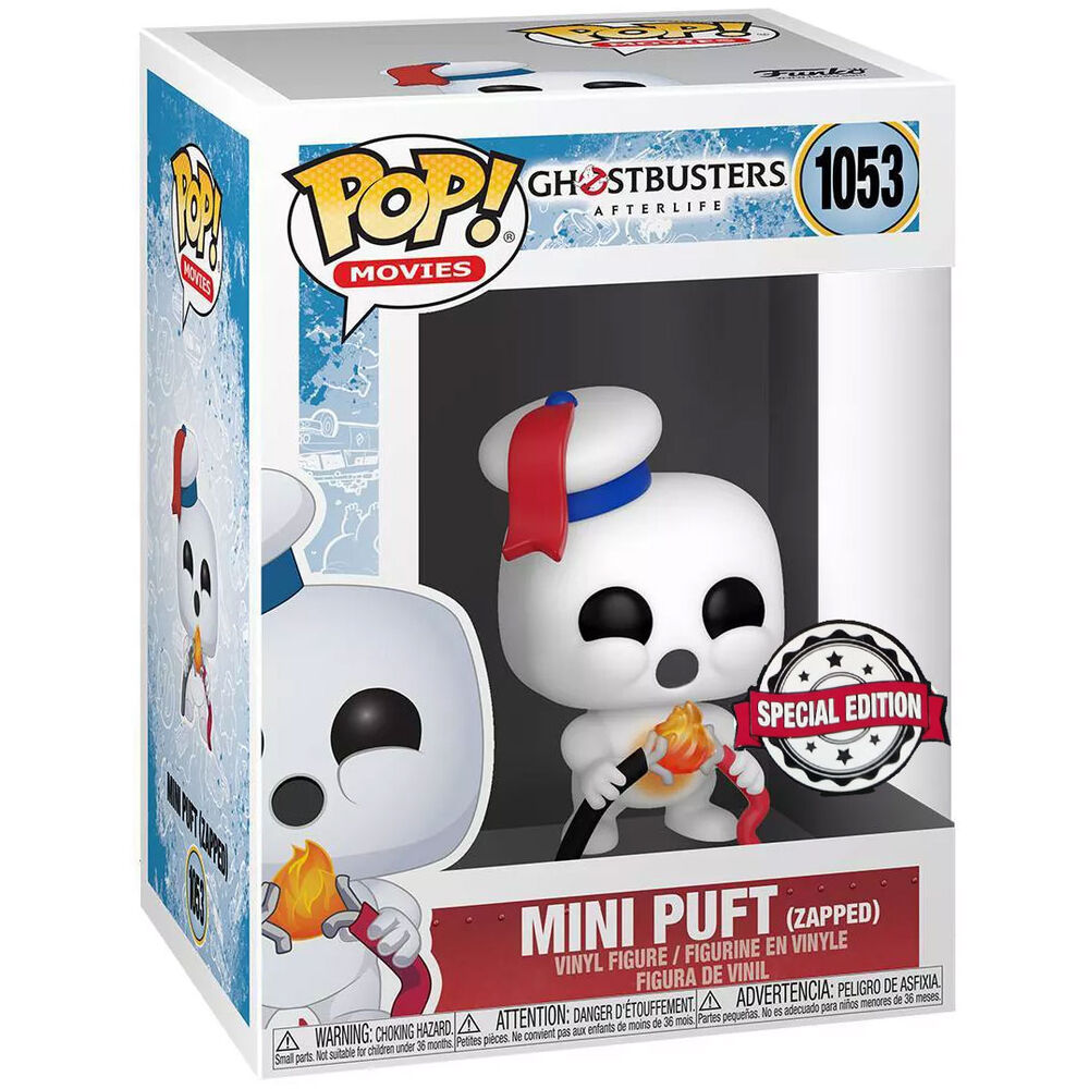 Imagen de Figura Pop Ghostbusters Afterlife Mini Puft Zapped Exclusive parte de nuestra colección en Espadas y más, sitio oficial.