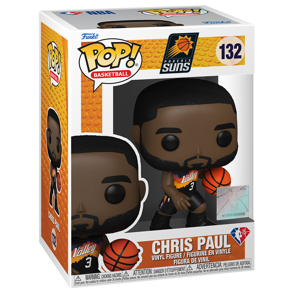 Imagen de Figura Pop Nba Chris Paul City Edition 2021 parte de nuestra colección en Espadas y más, sitio oficial.