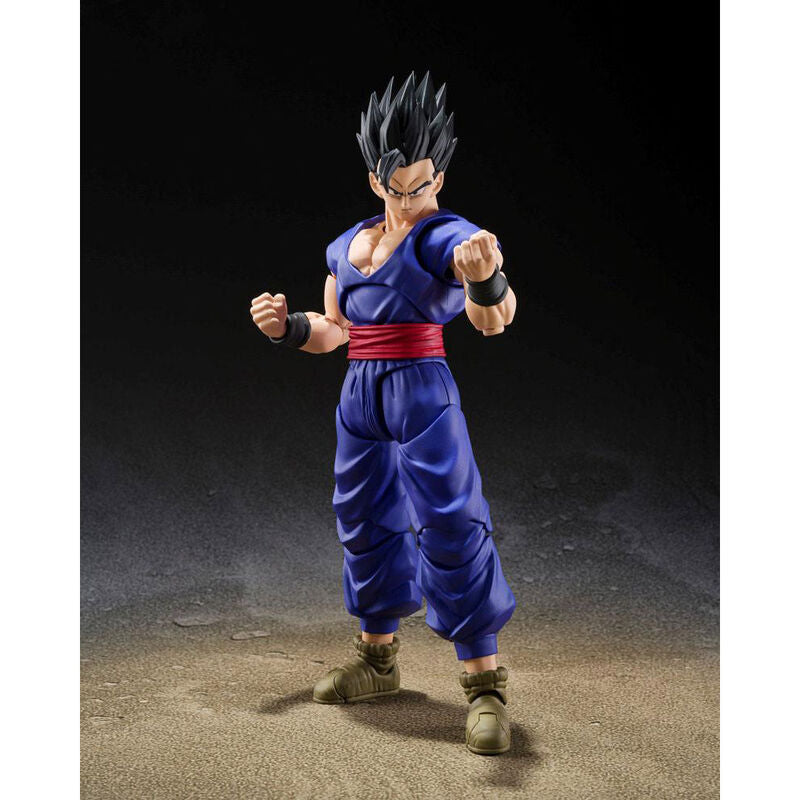 Imagen de Figura Sh Figuarts Son Gohan Super Hero Dragon Ball Super 14Cm parte de nuestra colección en Espadas y más, sitio oficial.