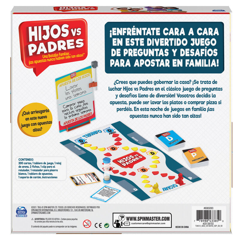 Imagen 5 - Juego De Mesa Hijos Contra Padres Español