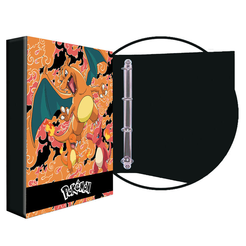 Imagen 1 - Carpeta A4 Anillas Charmander Evolution Pokemon