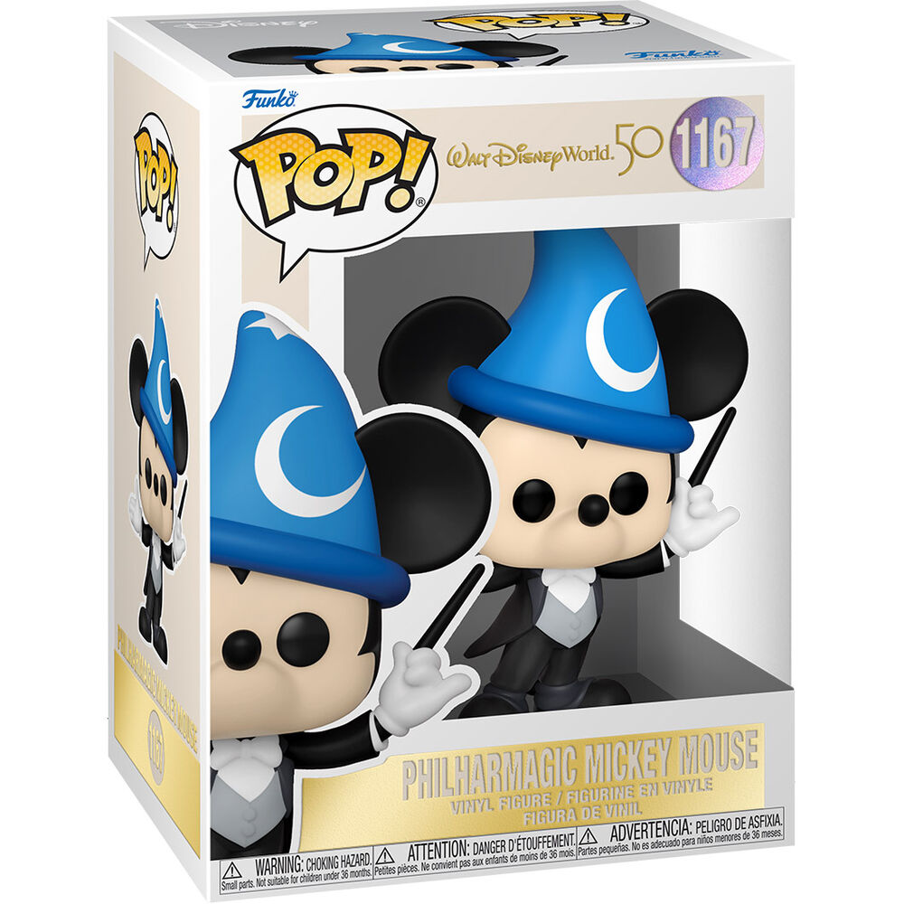 Imagen de Figura Pop Disney World 50Th Anniversary Philharmagic Mickey parte de nuestra colección en Espadas y más, sitio oficial.
