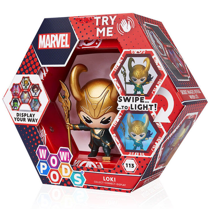 Imagen de Figura Led Wow! Pod Loki Marvel parte de nuestra colección en Espadas y más, sitio oficial.