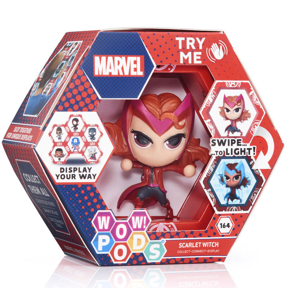 Imagen de Figura Led Wow! Pod Scarlet Witch Marvel parte de nuestra colección en Espadas y más, sitio oficial.