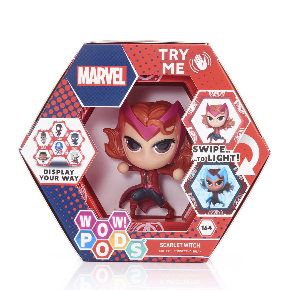 Imagen de Figura Led Wow! Pod Scarlet Witch Marvel parte de nuestra colección en Espadas y más, sitio oficial.