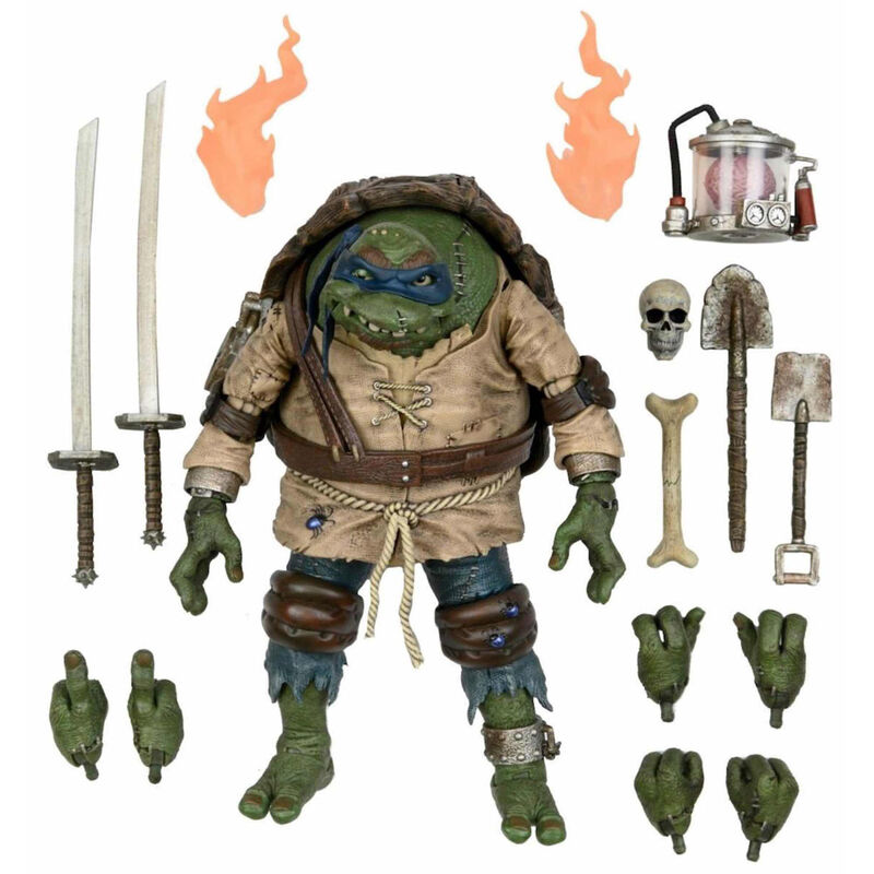 Imagen 1 - Figura Ultimate Leonardo As Hunchback Tortugas Ninja 18Cm