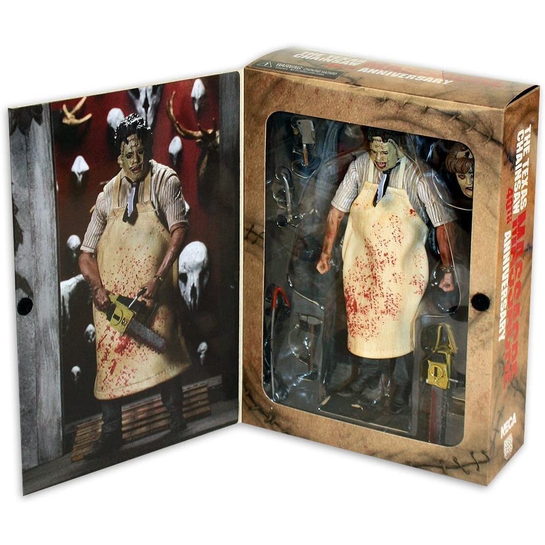 Imagen 7 - Figura Retro Ultimate Leatherface 40Th Anniversary La Matanza De Texas 18Cm
