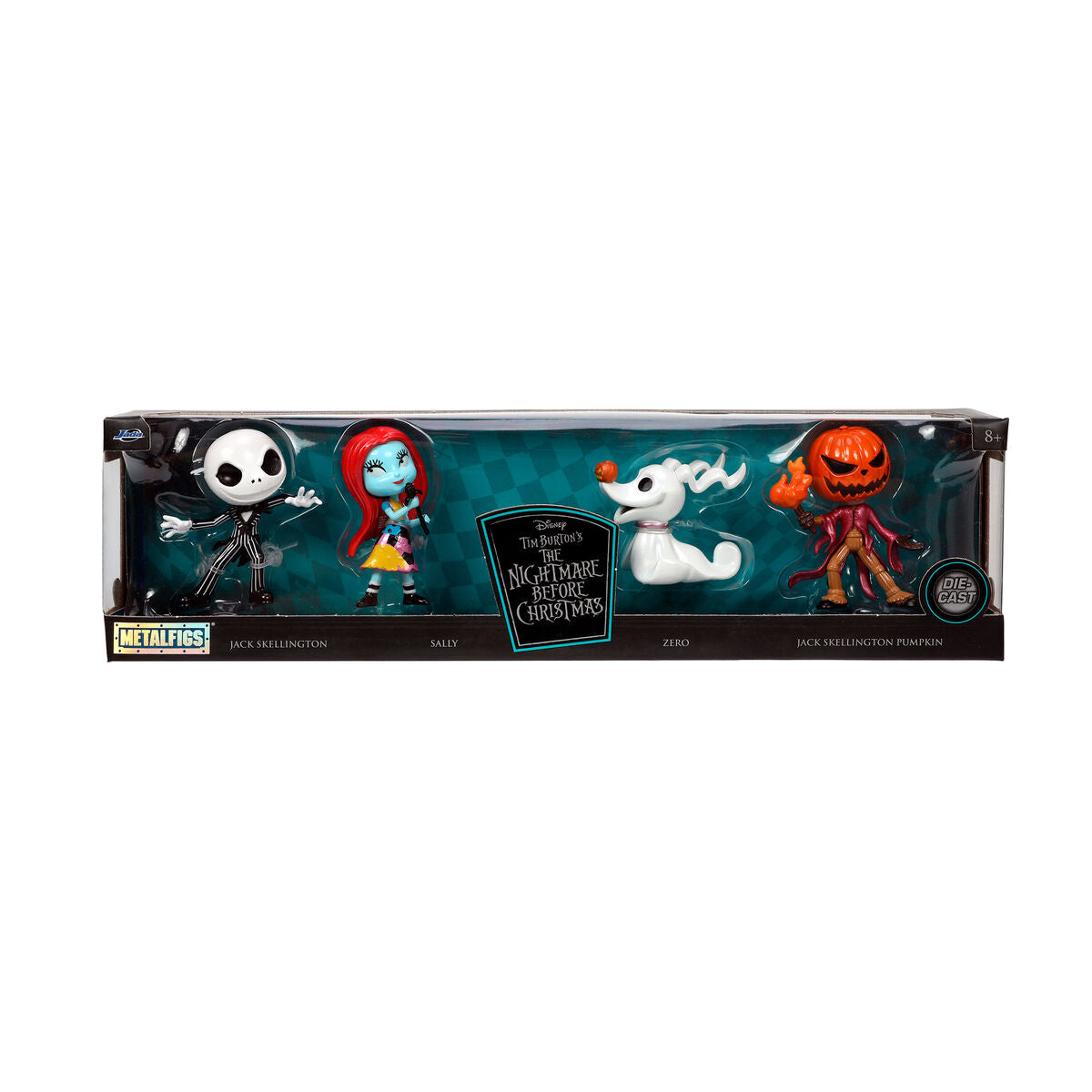 Imagen 2 - Blister 4 Figuras Metal Pesadilla Antes De Navidad 7Cm