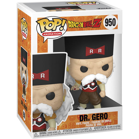 Imagen de Figura Pop Dragon Ball Z Dr. Gero parte de nuestra colección en Espadas y más, sitio oficial.