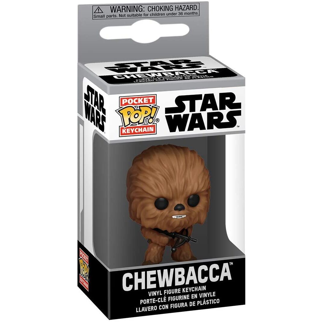 Imagen 2 - Llavero Pocket Pop Star Wars Chewbacca