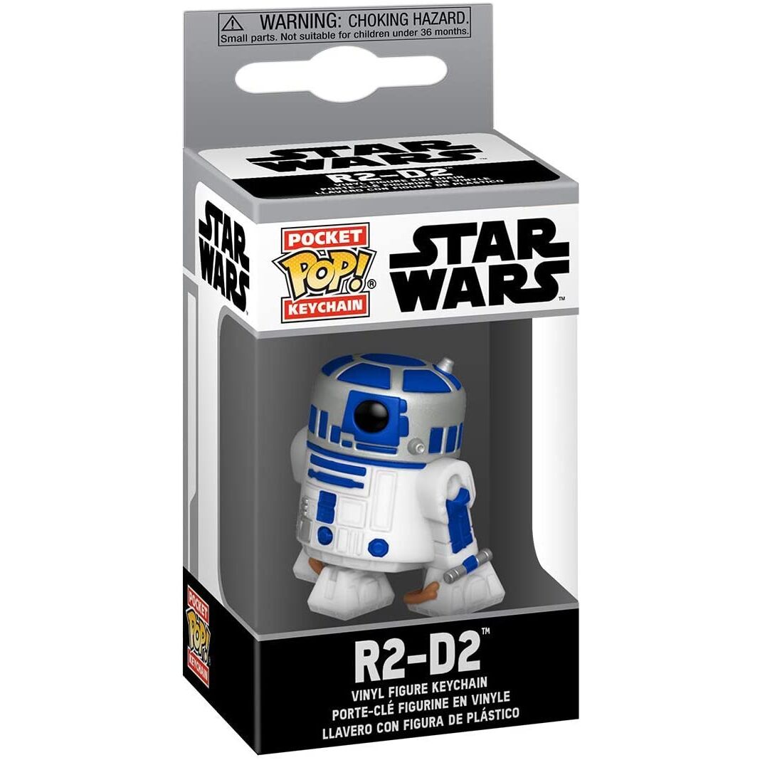 Imagen 2 - Llavero Pocket Pop Star Wars R2-d2