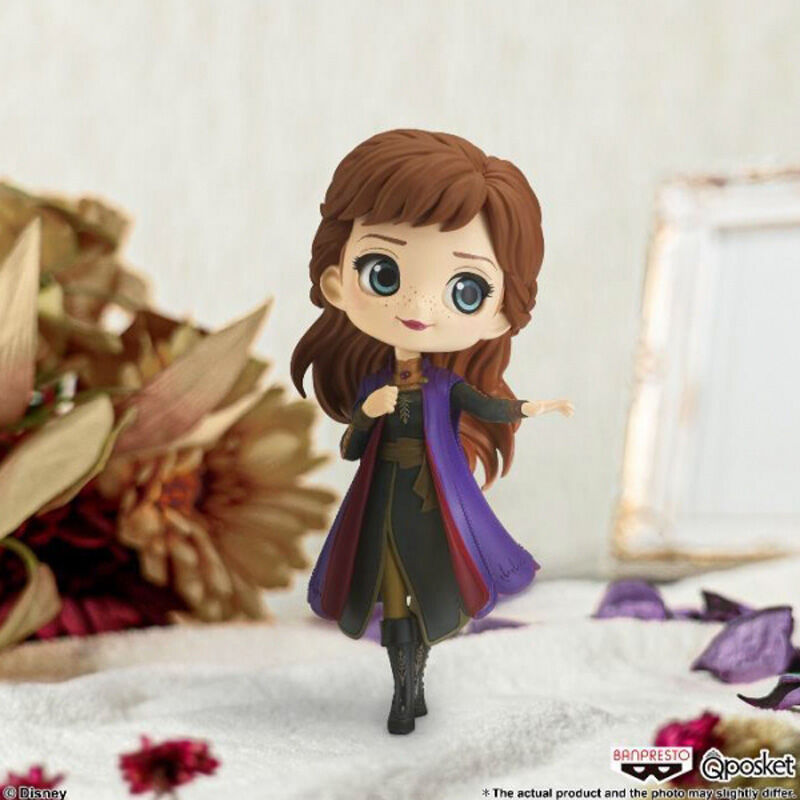 Imagen 1 - Figura Anna Ver.a Frozen 2 Disney Characters Q Posket 14Cm