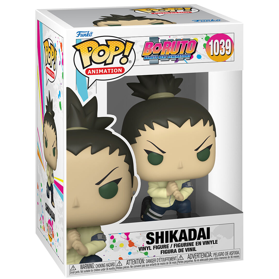 Imagen de Figura Pop Boruto Shikadai parte de nuestra colección en Espadas y más, sitio oficial.